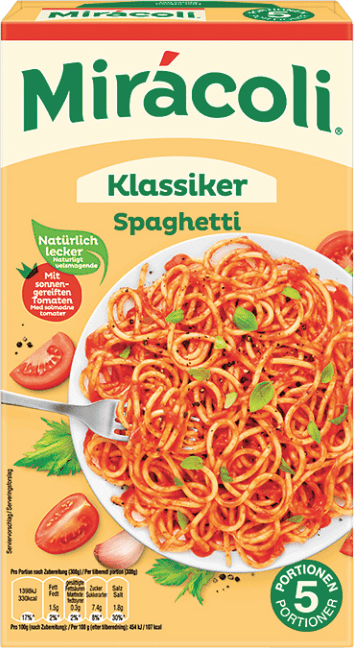 Mirácoli  Fertiggericht Spaghetti