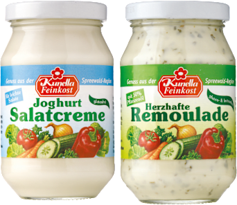 Kunella Feinkost Mayonnaise, Salatcreme o. Remoulade