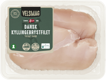 Velsmag dansk kyllingefilet eller -overlår