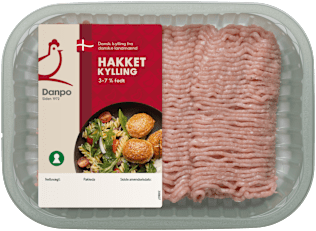 Dansk hakket kyllingekød 3-7%