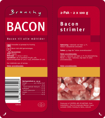 Brunchy baconstrimler