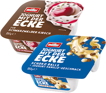 müller Joghurt mit der Ecke