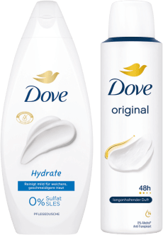 Dove Deospray oder Duschgel