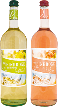 Rose- oder Weißweinspritzer