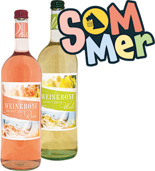 Rosé- oder Weissweinspritzer