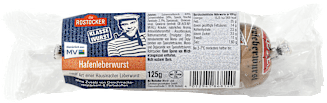 Die Rostocker Leberwurst oder Teewurst