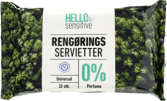 Shine eller Hello Sensitive rengøringsservietter 