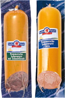 Greifen Fleisch Pommersche Leberwurst