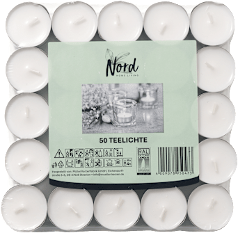 50er-Pack Teelichte