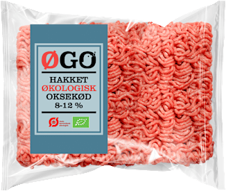 ØGO økologisk hakket oksekød 8-12%