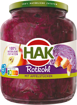 HAK  Rotkohl mit Apfelstückchen