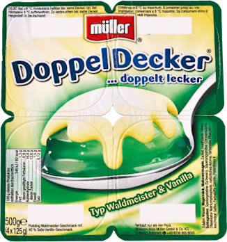 müller DoppelDecker mit Soße