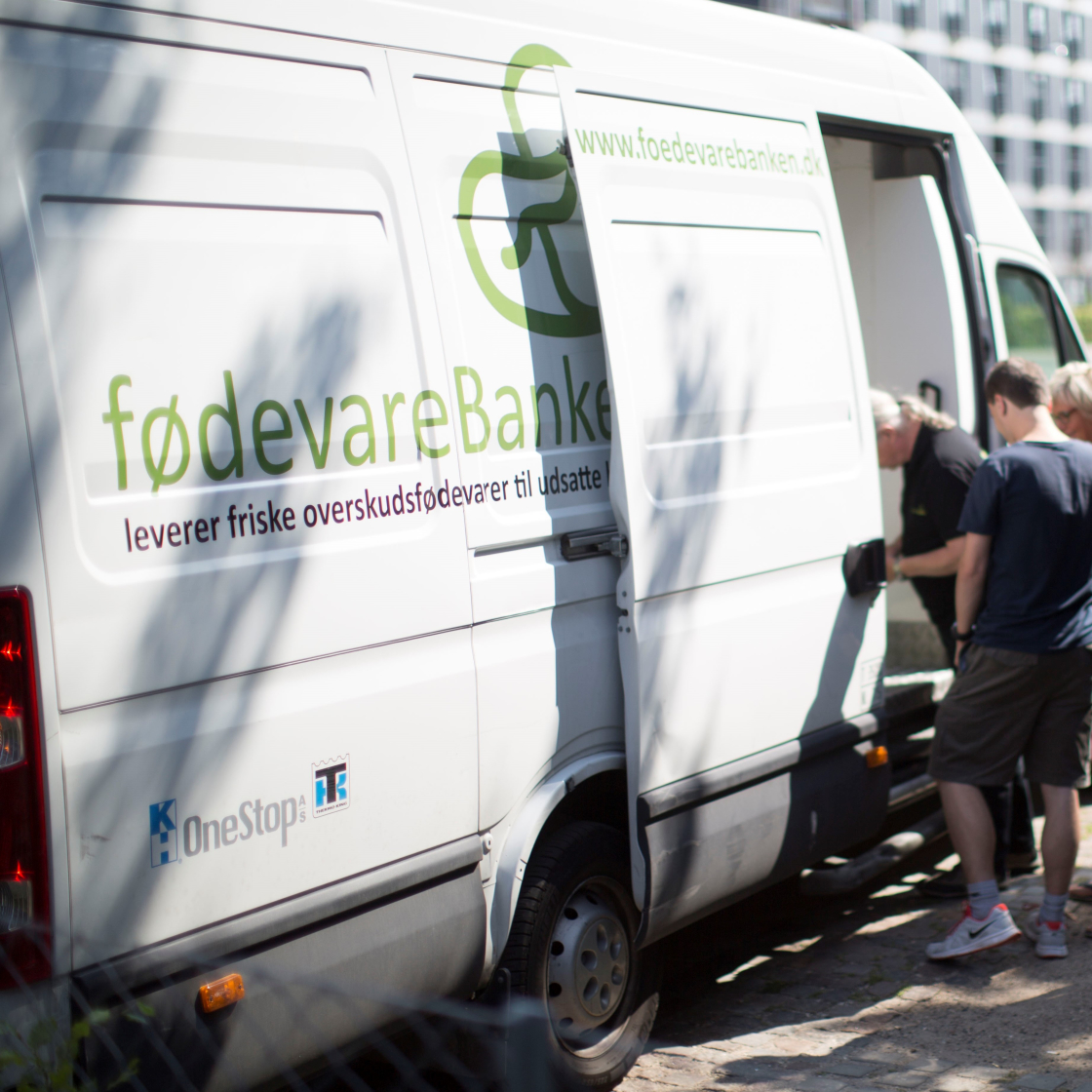 FødevareBankens leveringsbil