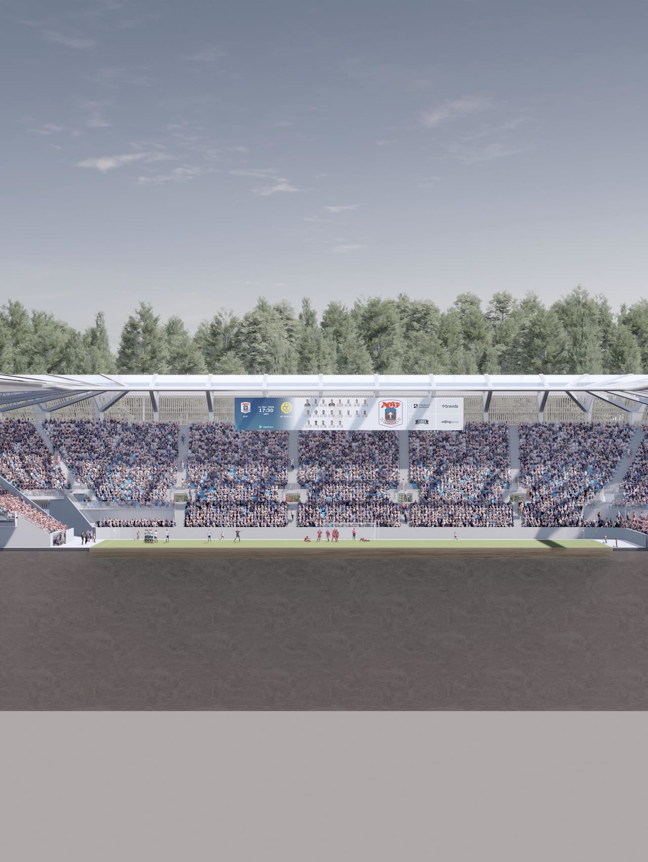 aarhus stadion tegning set langt fra Foto Zaha Hadid Architects
