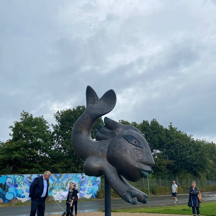marselisborg lystbaadehavn corneille skulptur 