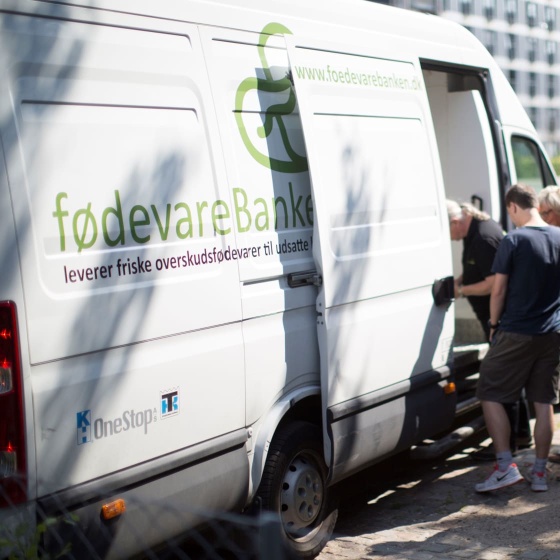 FødevareBankens leveringsbil