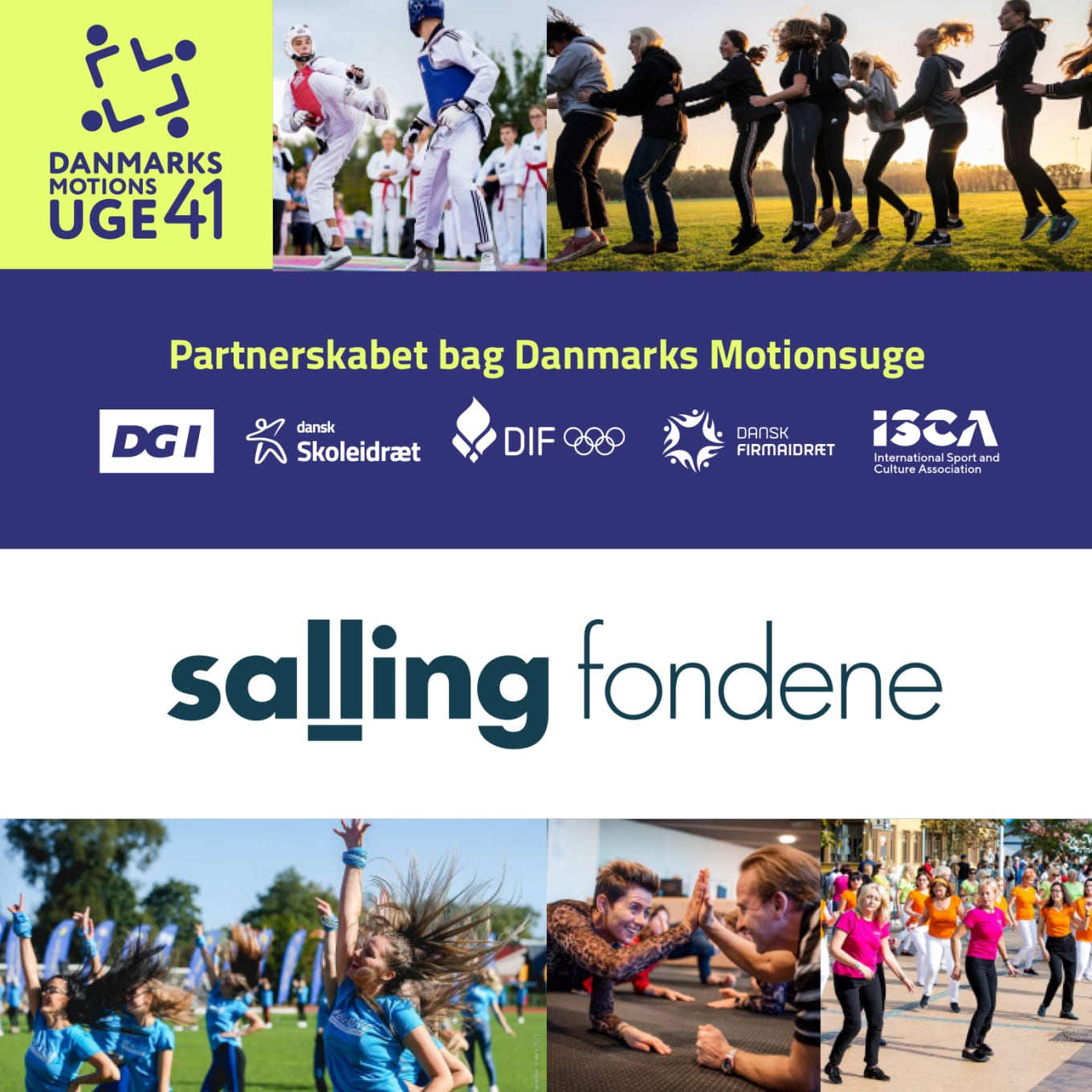 Danmarks Motionsuge plakat