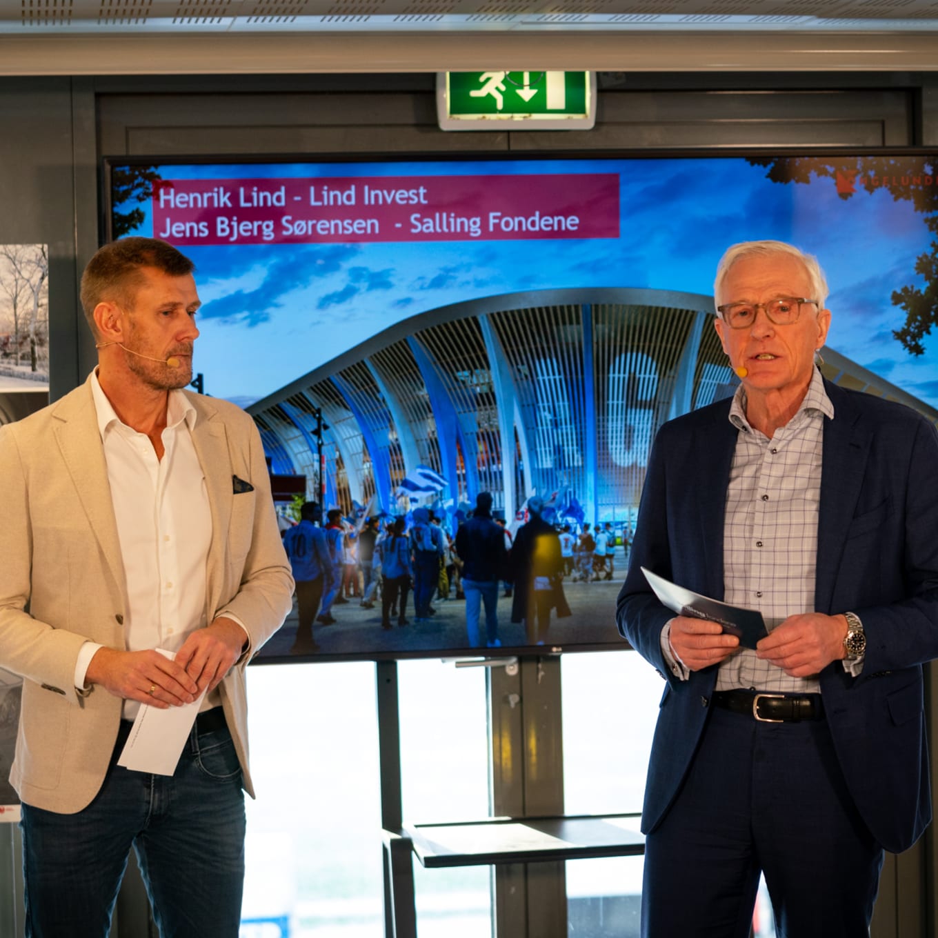 aarhus stadion praesentation af Henrik Lind og Jens Bjerg