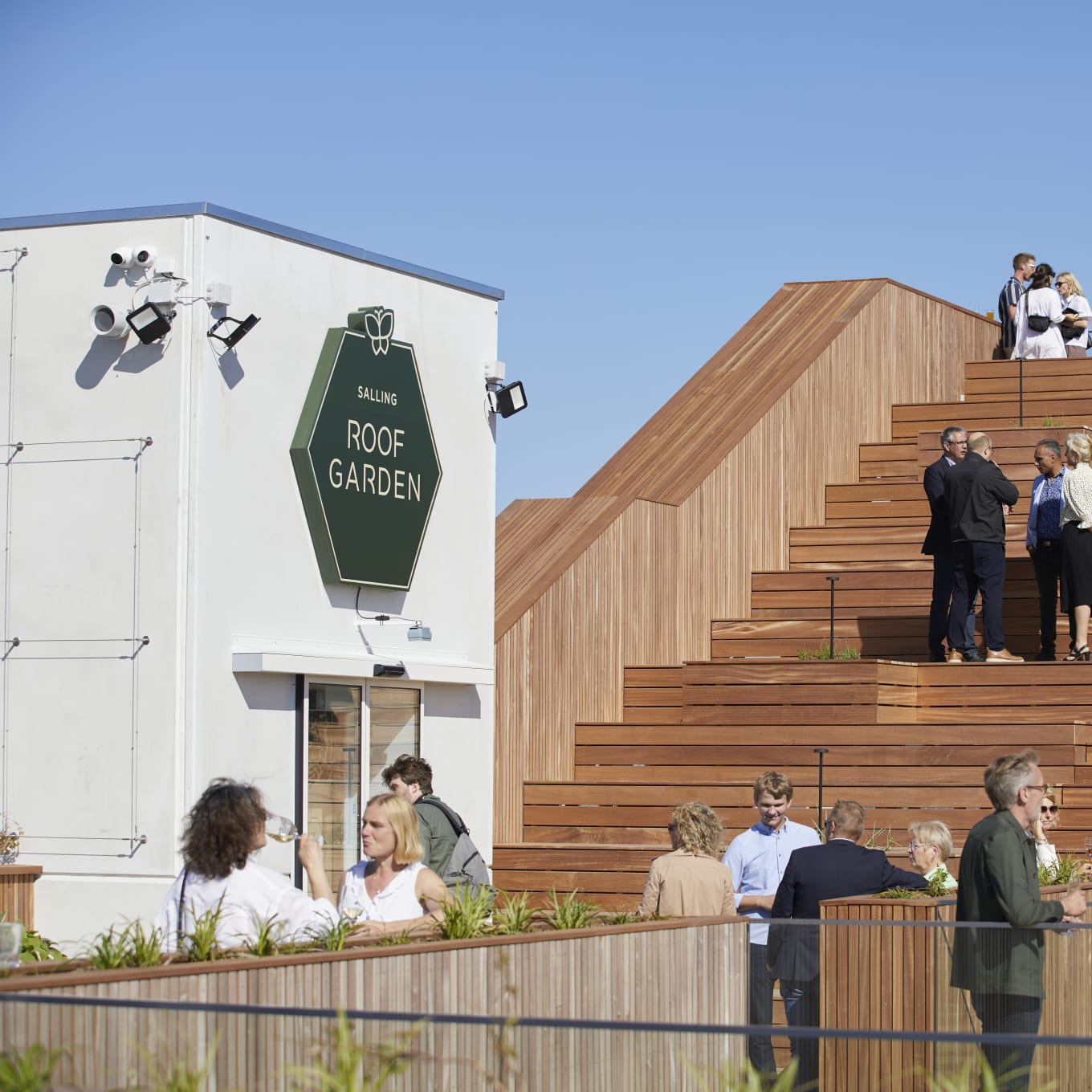 Salling Roofgarden høj trappe