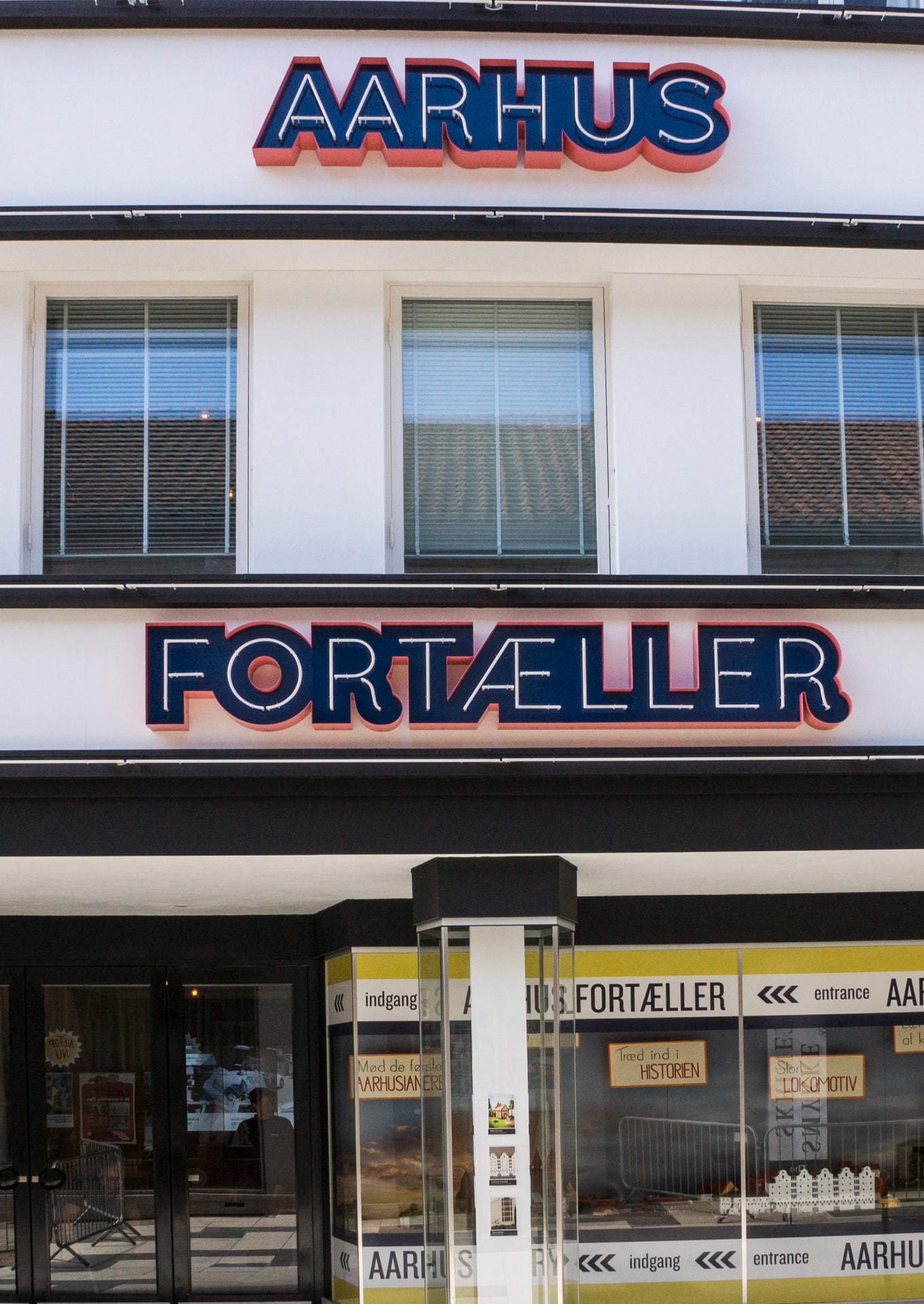 den gamle by aarhus fortaeller bygning ses udefra