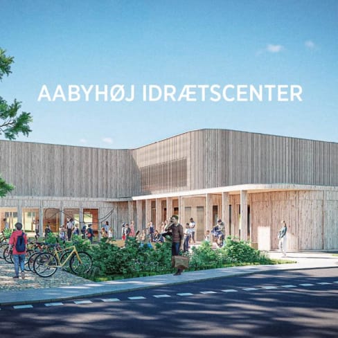 Aabyhøj Idrætscenter skitse udenfor