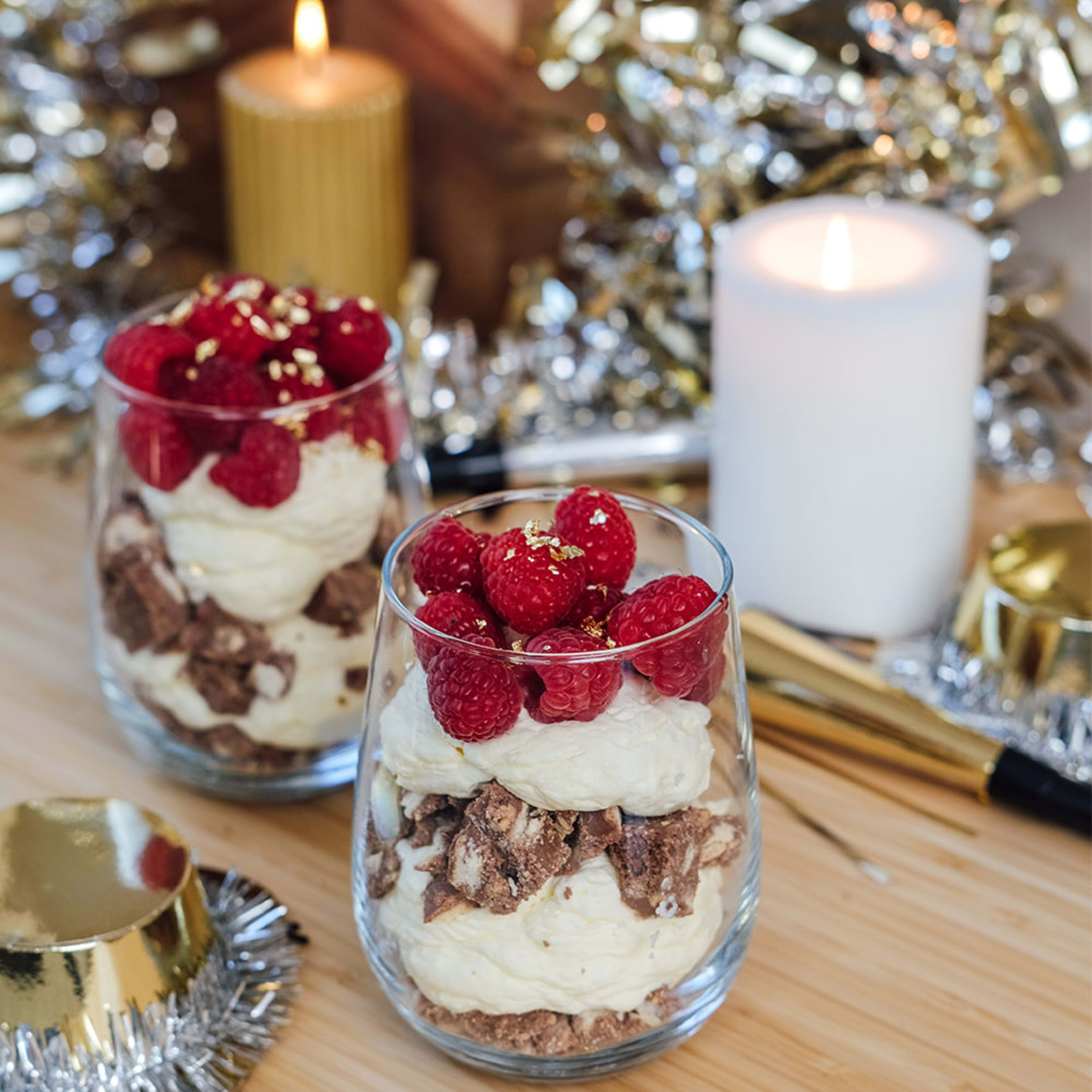 Få inspiration til tre nemme nytårsdesserter med Salling Princip hos Bilka