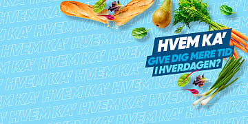 Hvem ka' give dig mere tid i hverdagen? Køb dagligvarer hos BilkaToGo.