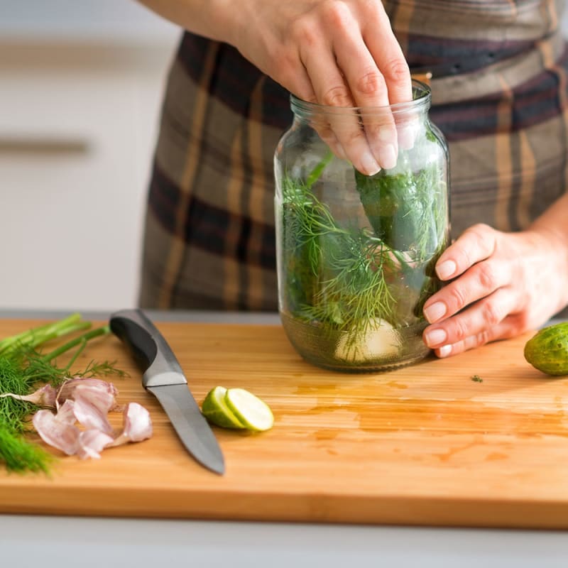 Person sylter agurker