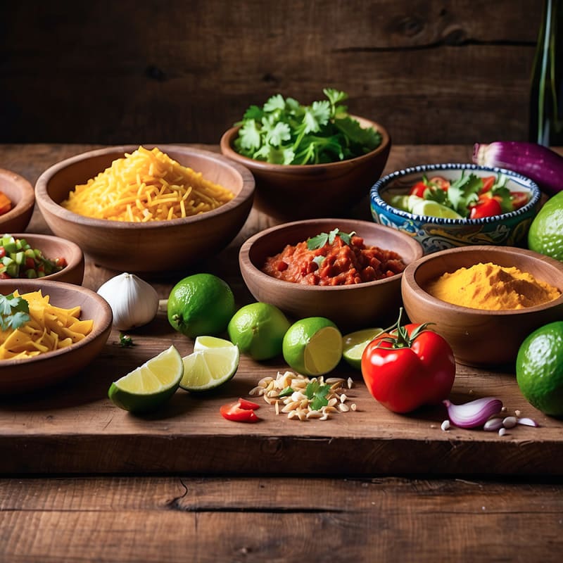 ingredienser der er karakteristisk for mexicansk mad