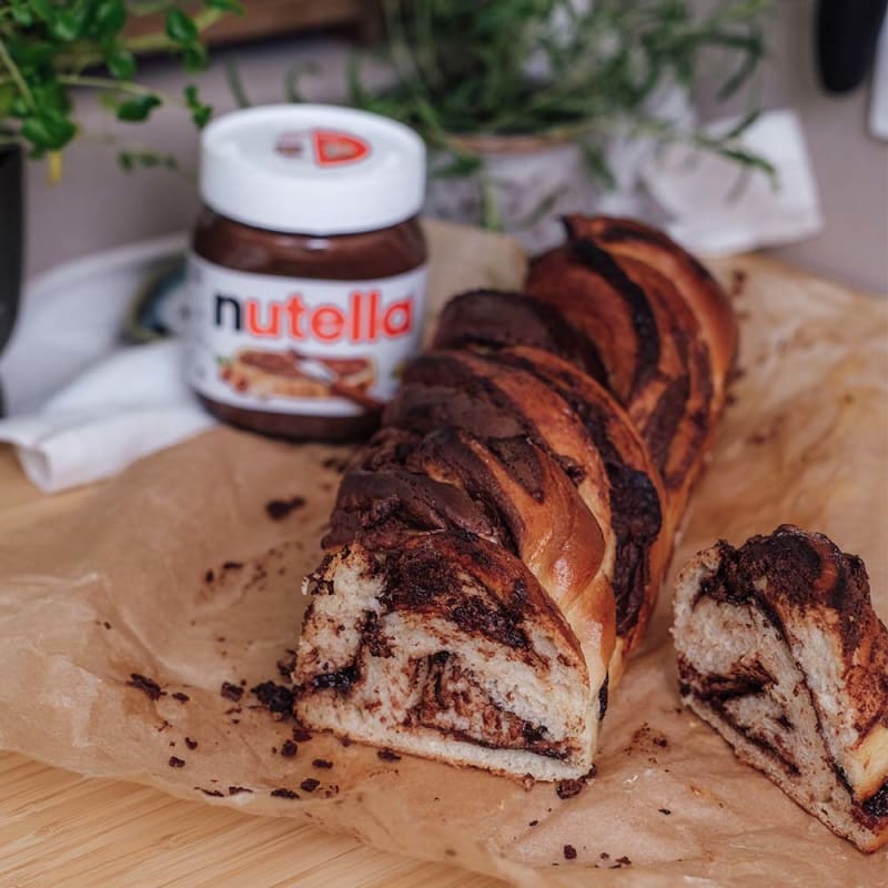 Snoet nutellabrød til international nutelladag