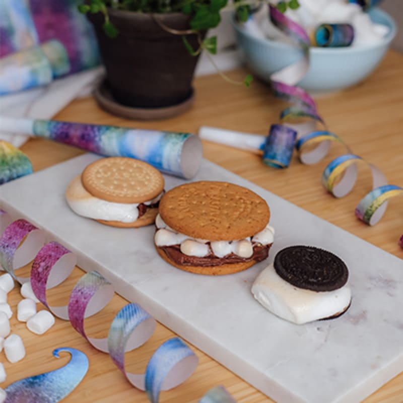 Tre slags smores i airfryer