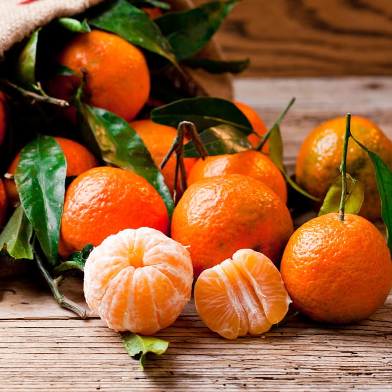 Orange clementiner på bord