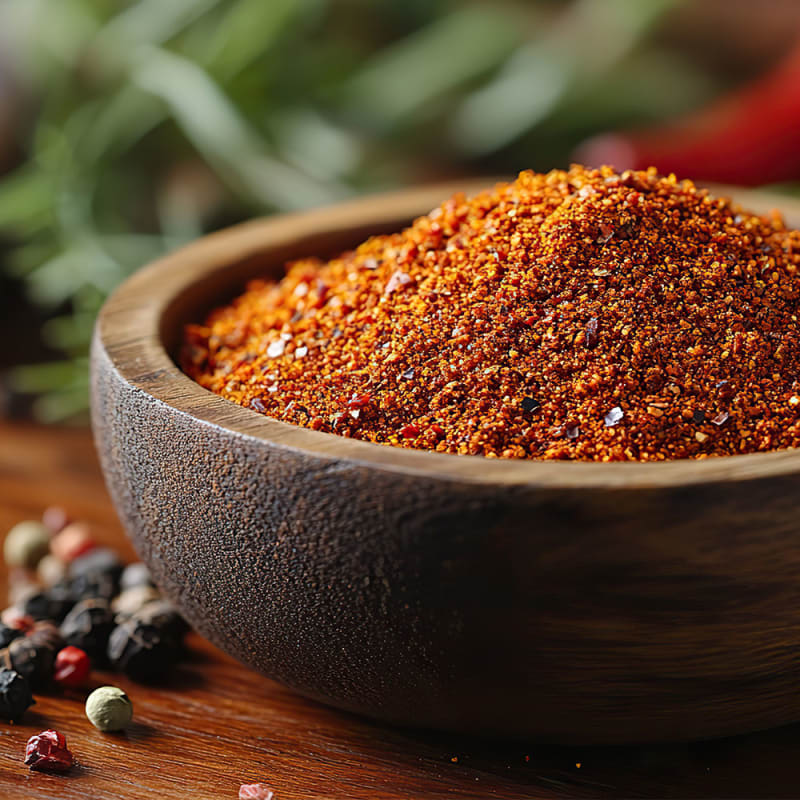 Cajun krydderi i skål