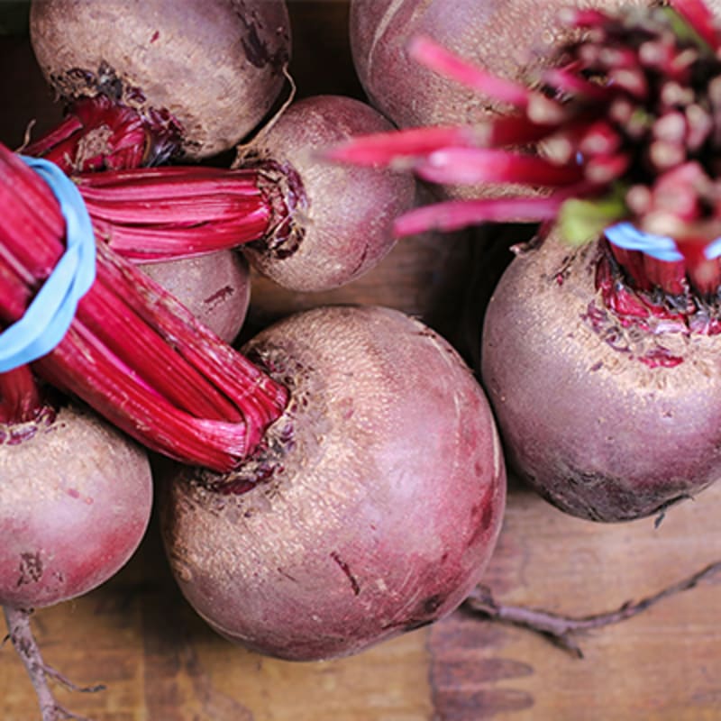 Grønt i sæson. Røderbeder i sæson i februar- 