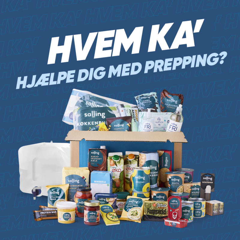 Hvem ka' hjælpe dig med prepping? Køb alt det nødvendige hos BilkaToGo.