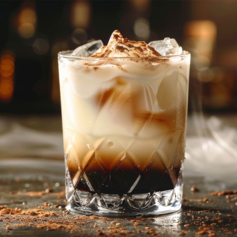 White russian drink på bord