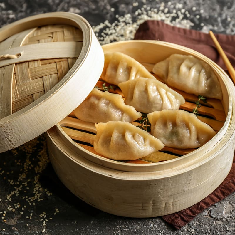 Dumplings i bambuskoger
