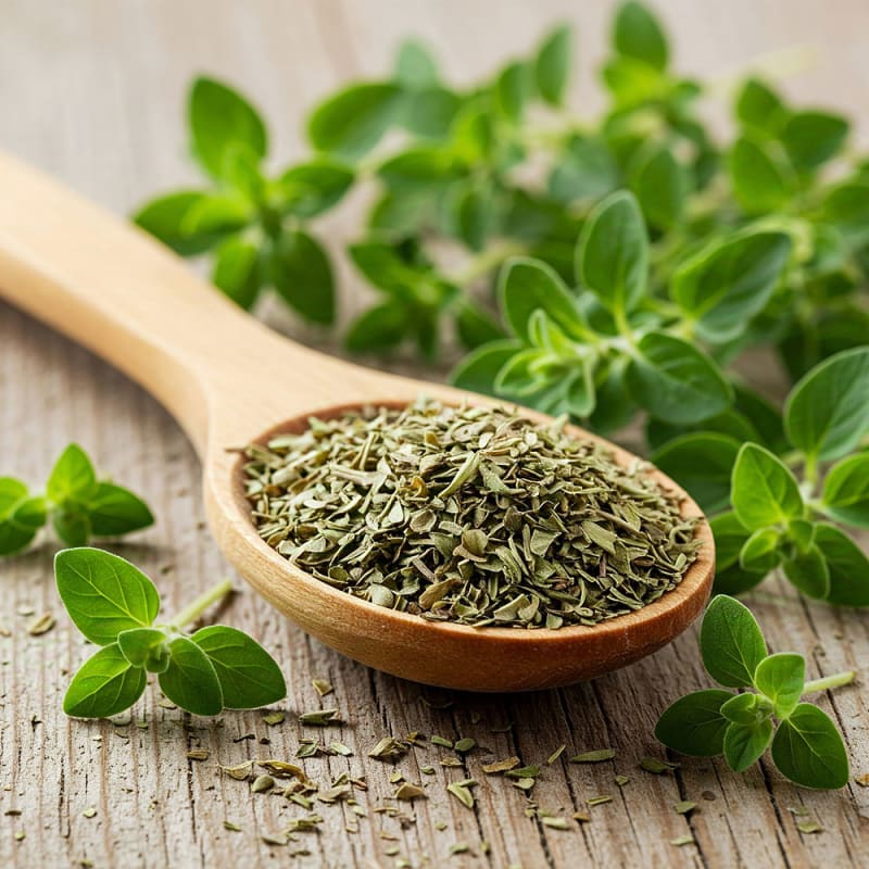 Frisk og tørret oregano