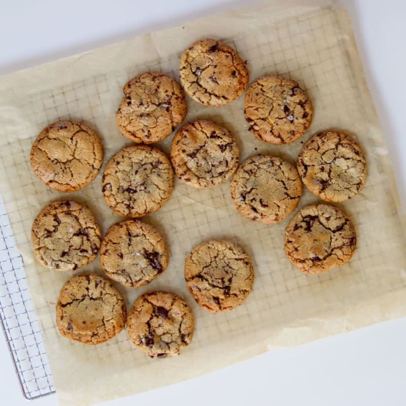 Cookies med chokolade