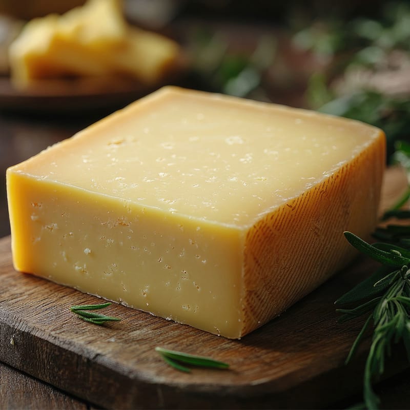 Comte ost på skærebræt