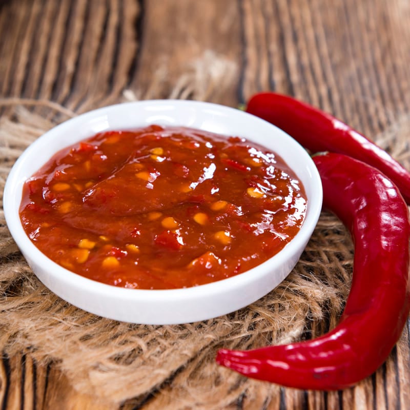 Sambal oelek i skål