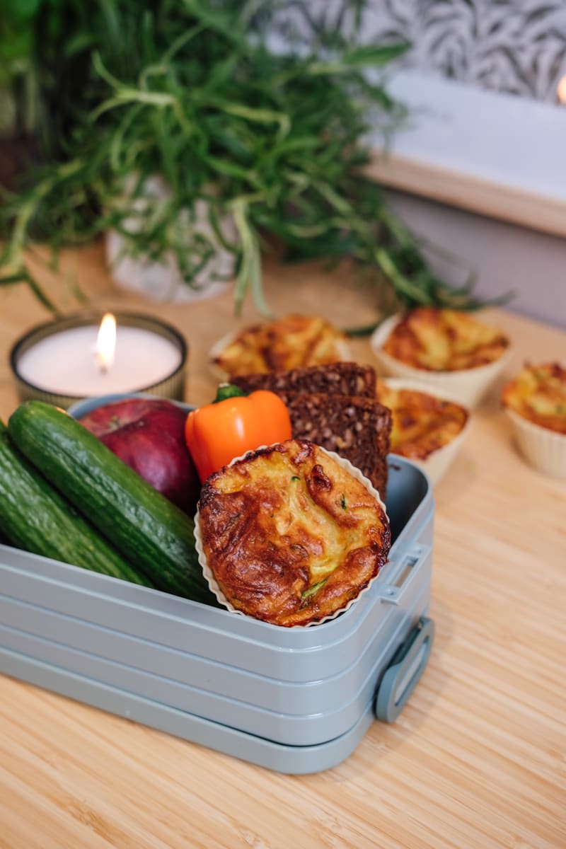 Lav lækre muffins med hytteost og squash med Bilka