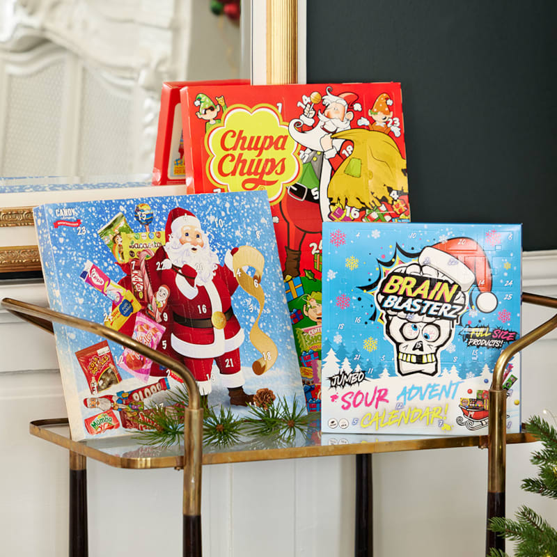 Køb slik- og chokoladejulekalender hos Bilka