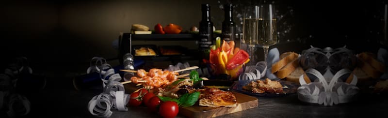 Opskrift på raclette appetizers og pizza på Bilka.dk