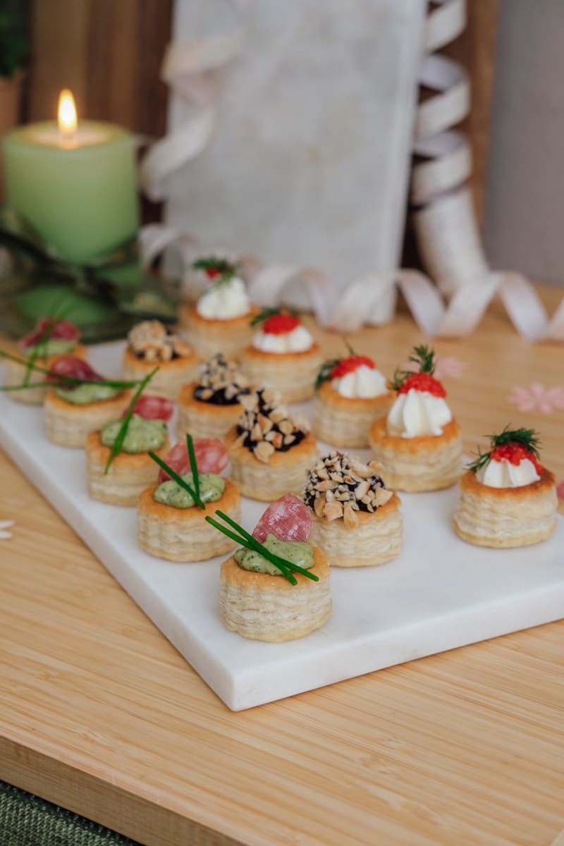 Krustader appetizers 3 slags