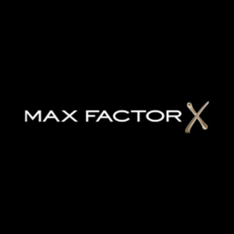 Max Factor logo hos Bilka