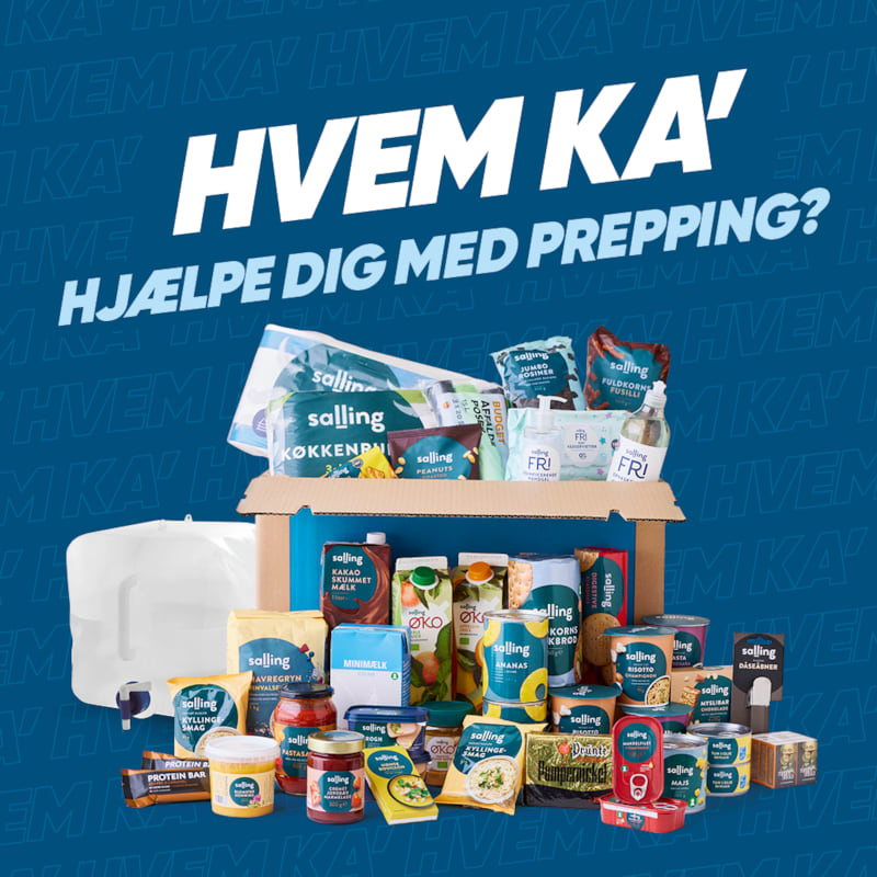 Hvem ka' hjælpe dig med prepping? Køb alt det nødvendige hos Bilka