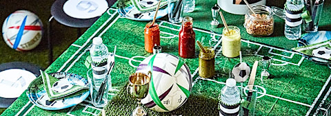 Pynt og inspiration til fodboldfest
