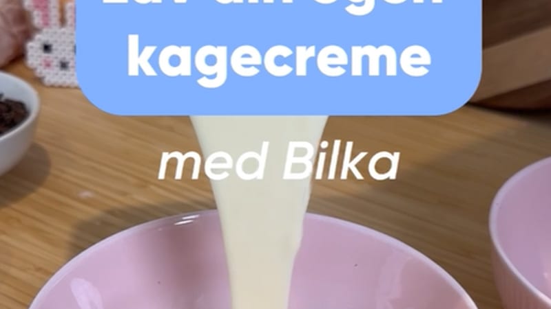 Lav en lækker kagecreme med nødder eller chokolade med Bilka.