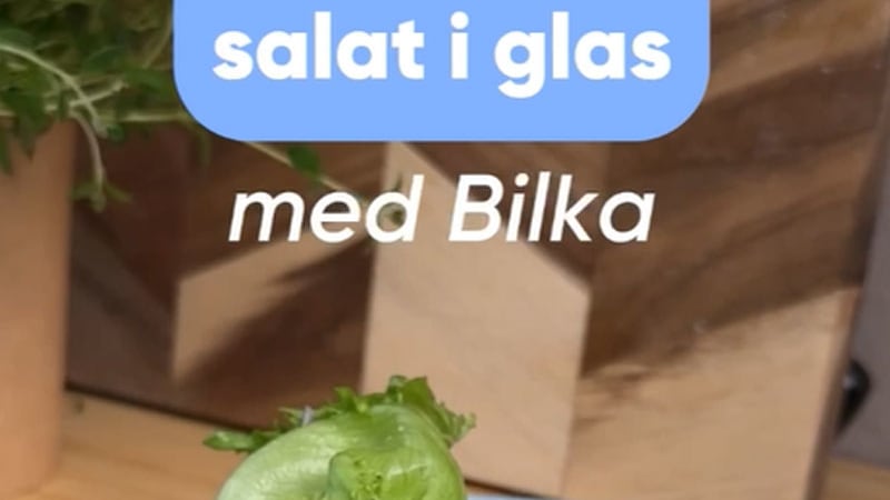 Lav en lækker alt-i-en salat i glas med Bilka